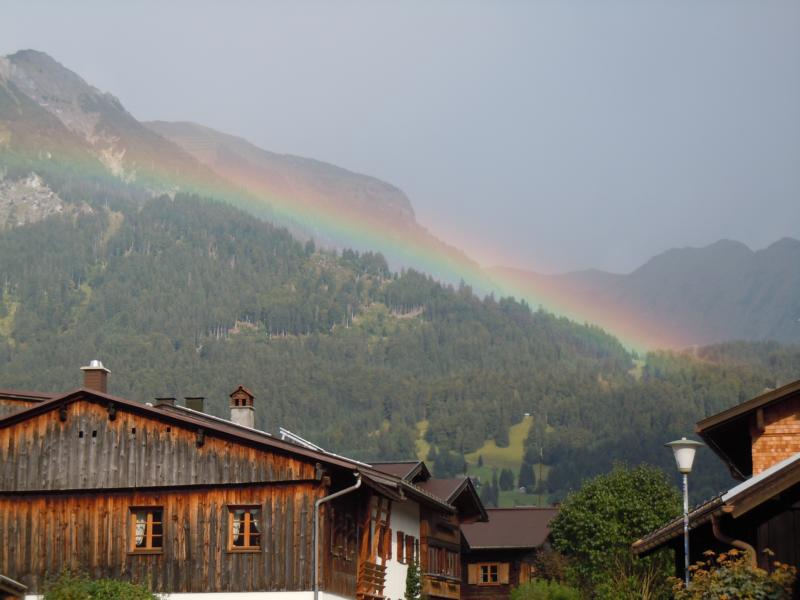 Regenbogen über Oberstdorf